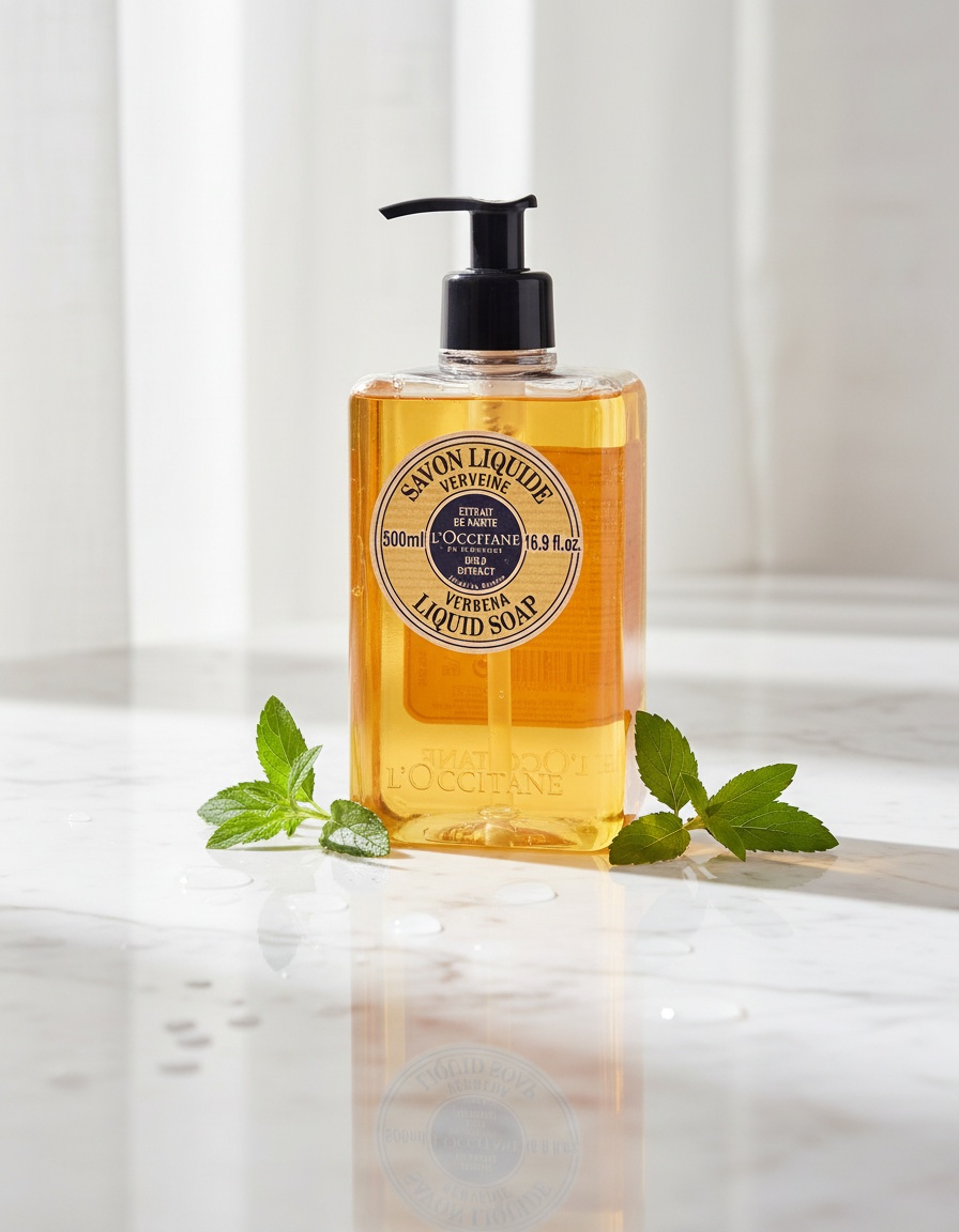 L'occitane en provence KARITE savon liquide verveine 500 ml - Afbeelding 2