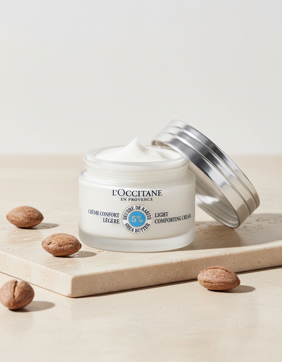 L'occitane en provence KARITE crème confort visage légère 50 ml - Afbeelding 2