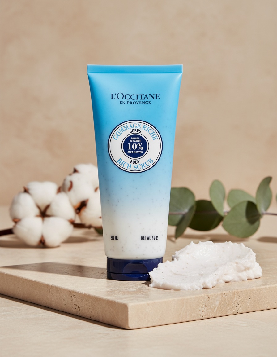 L'occitane en provence SHEA ultra-rich body scrub 200 ml - Afbeelding 2