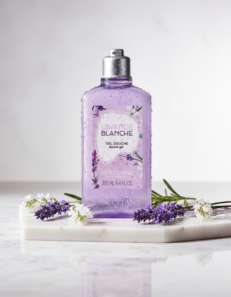 L'occitane en provence LAVENDER shower gel 250 ml - Afbeelding 2