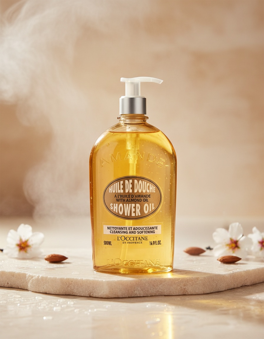 L'occitane en provence ALMOND shower oil 500 ml - Afbeelding 2