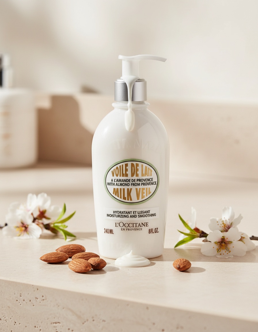 L'occitane en provence ALMOND milk veil 240 ml - Afbeelding 2