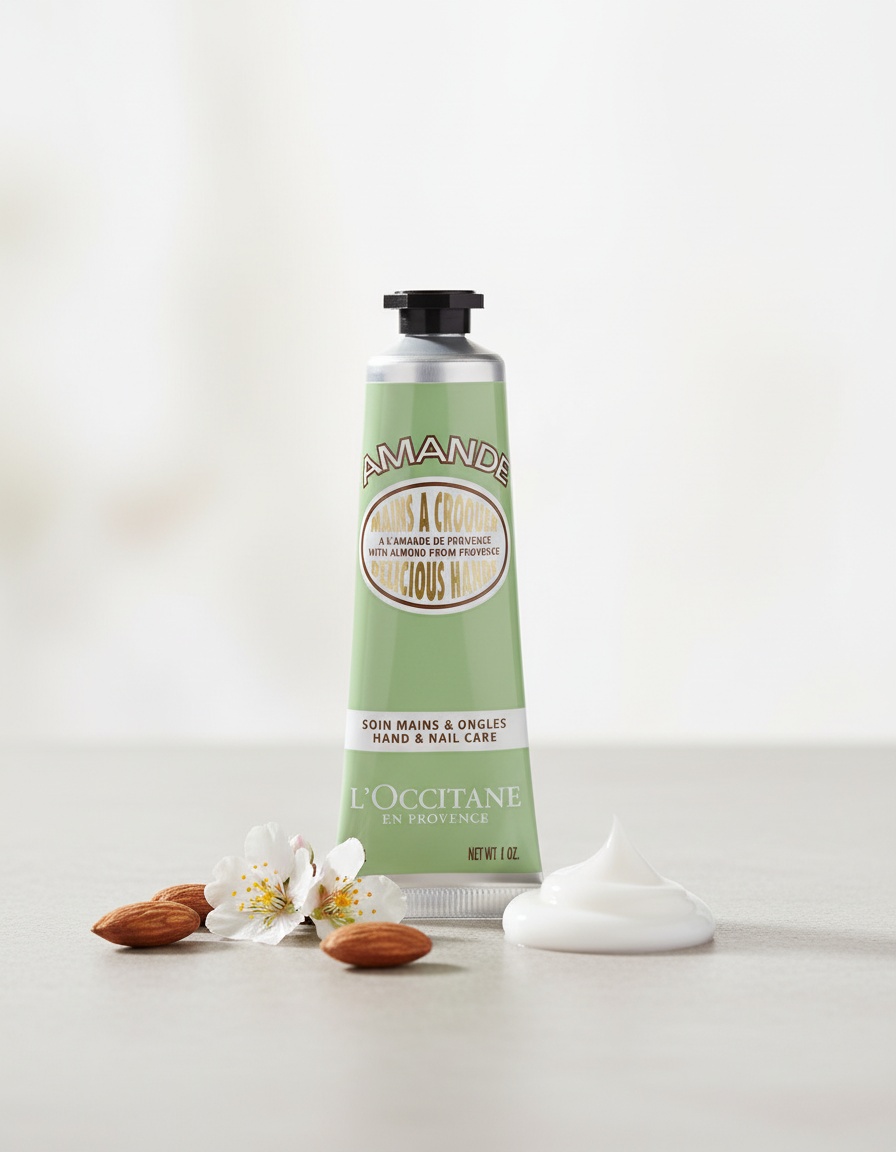 L'occitane en provence ALMOND hand cream 30 ml - Afbeelding 2
