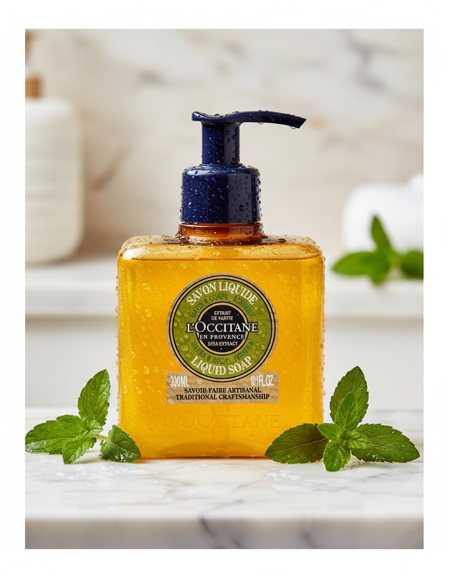 L'occitane en provence VERBENA shea liquid soap 300 ml - Afbeelding 2