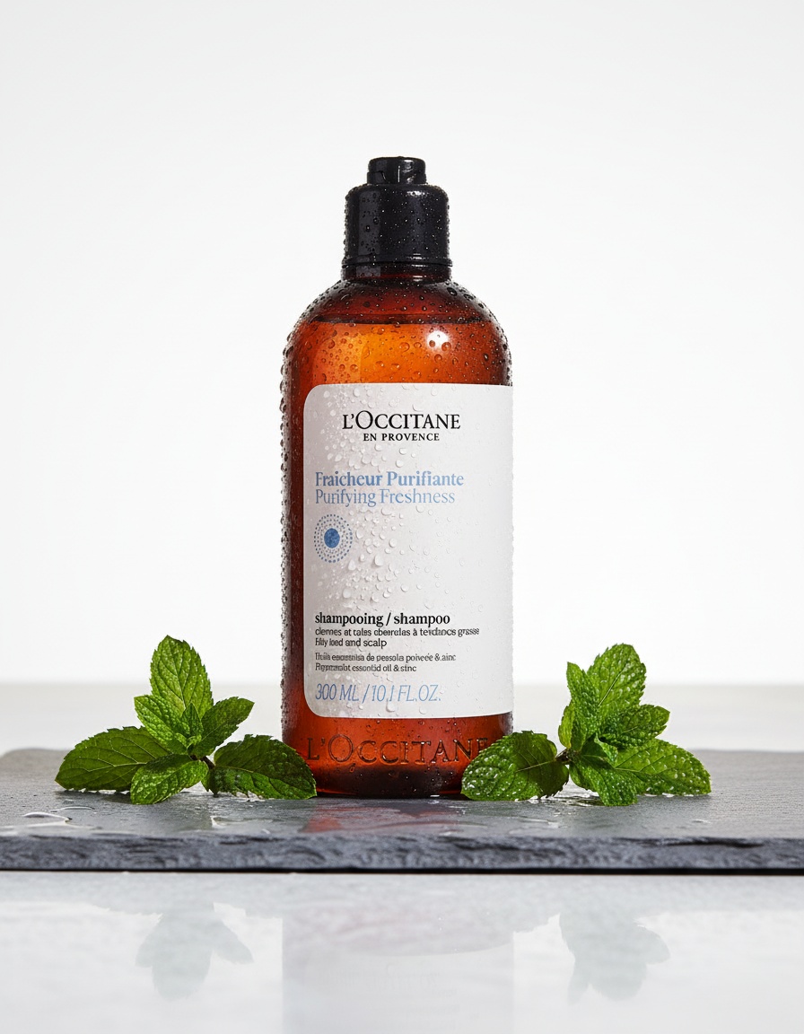 L'occitane en provence AROMACOLOGY revitalizing freshness shampoo 300 ml - Afbeelding 2