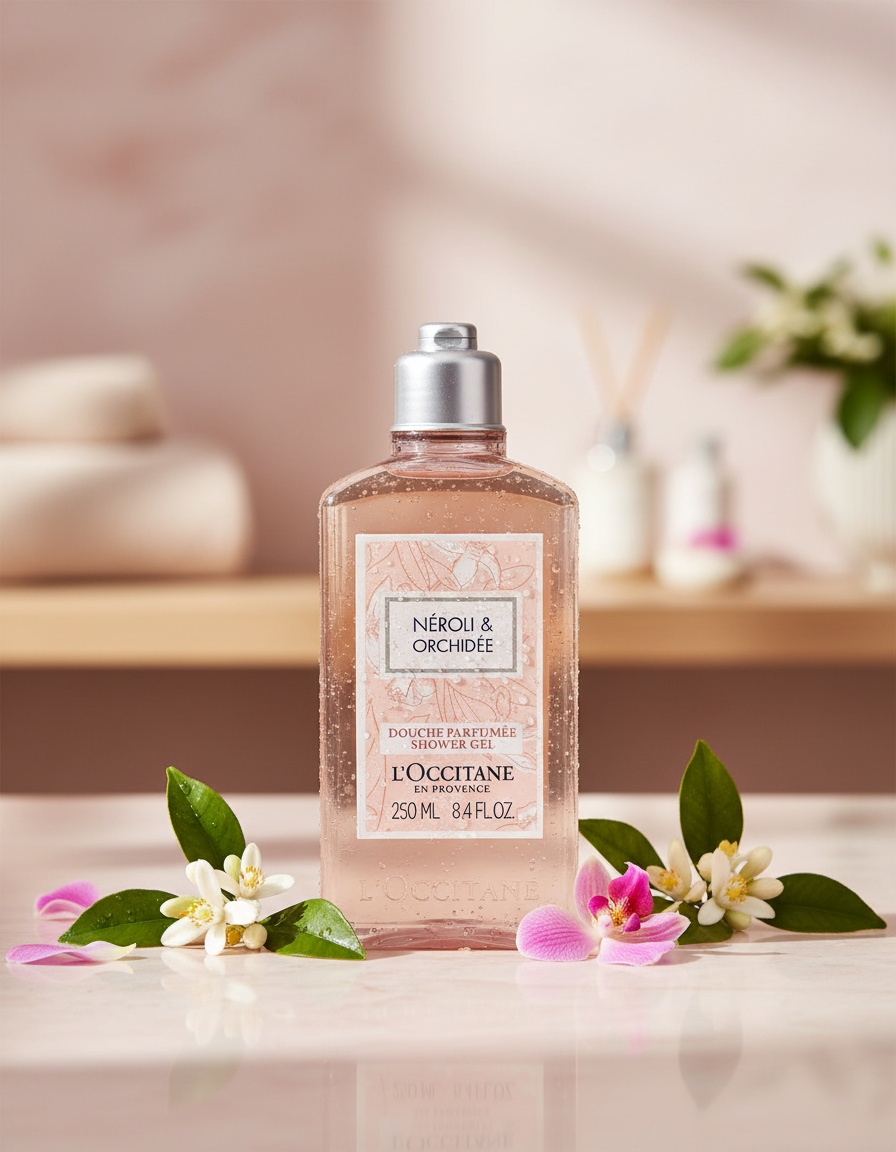L'occitane en provence NEROLÍ AND ORCHID shower gel 250 ml - Afbeelding 2