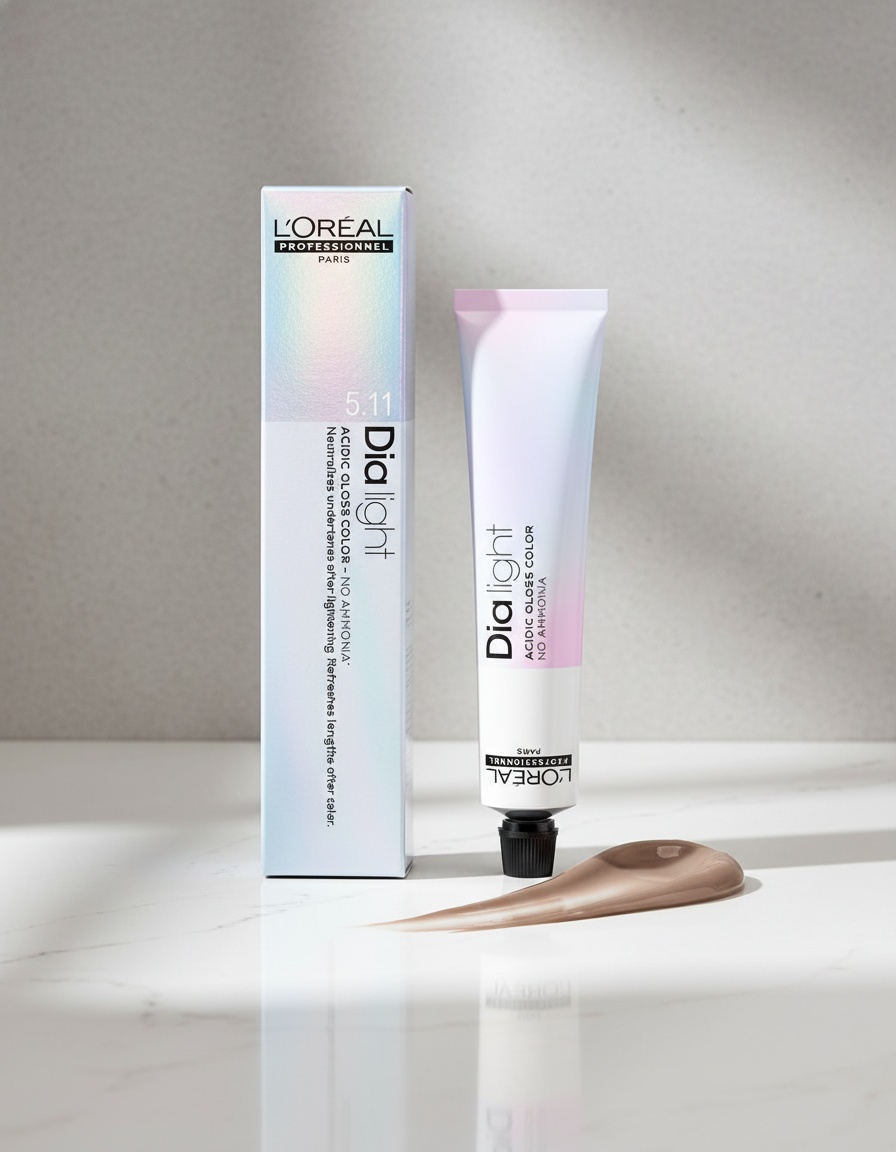 L'orÉal professionnel paris DIA LIGHT gel-creme acide sans amoniaque #5,8 50 ml - Afbeelding 2