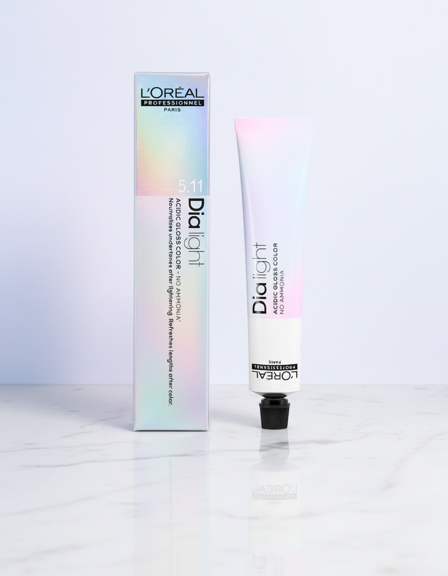 L'orÉal professionnel paris DIA LIGHT gel-creme acide sans amoniaque #7,13 50 ml - Afbeelding 2