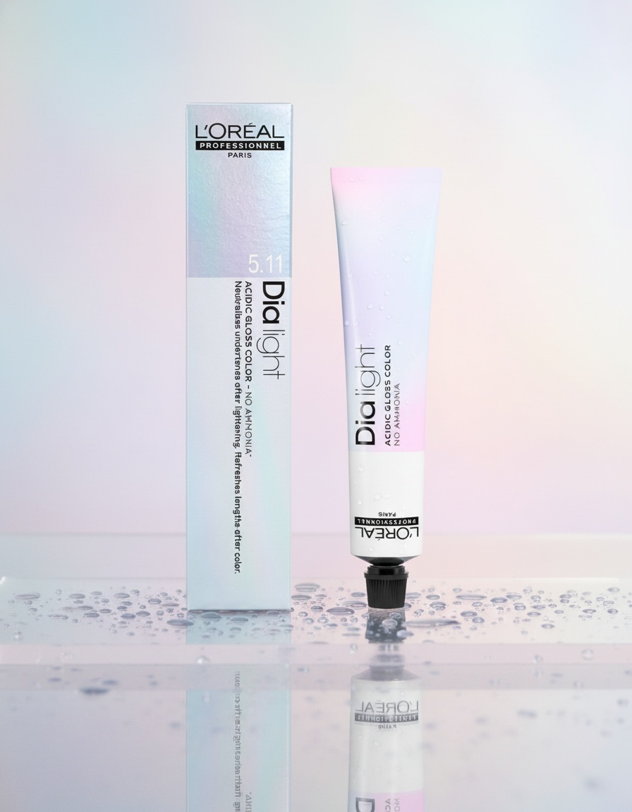 L'orÉal professionnel paris DIA LIGHT gel-creme acide sans amoniaque #5,11 50 ml - Afbeelding 2