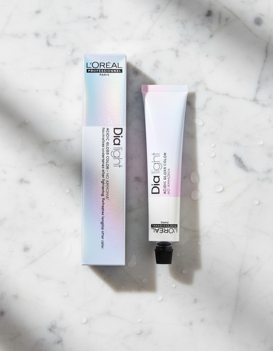 L'orÉal professionnel paris DIA LIGHT gel-creme acide sans amoniaque #6,28 50 ml - Afbeelding 2