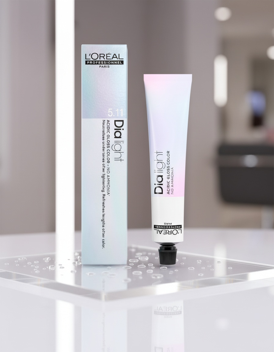L'orÉal professionnel paris DIA LIGHT gel-creme acide sans amoniaque #6,3 50 ml - Afbeelding 2