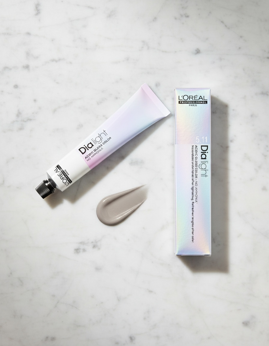 L'orÉal professionnel paris DIA LIGHT gel-creme acide sans amoniaque #8,11 50 ml - Afbeelding 2