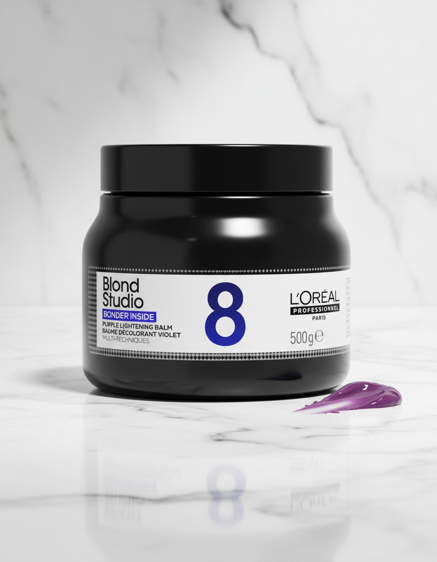 L'orÉal professionnel paris BLOND STUDIO purple lightening balm 500 gr - Afbeelding 2