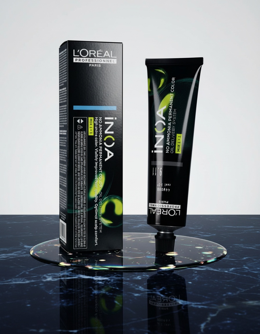 L'orÉal professionnel paris INOA coloration d'oxydation sans ammonia #9,11 60 gr - Afbeelding 2