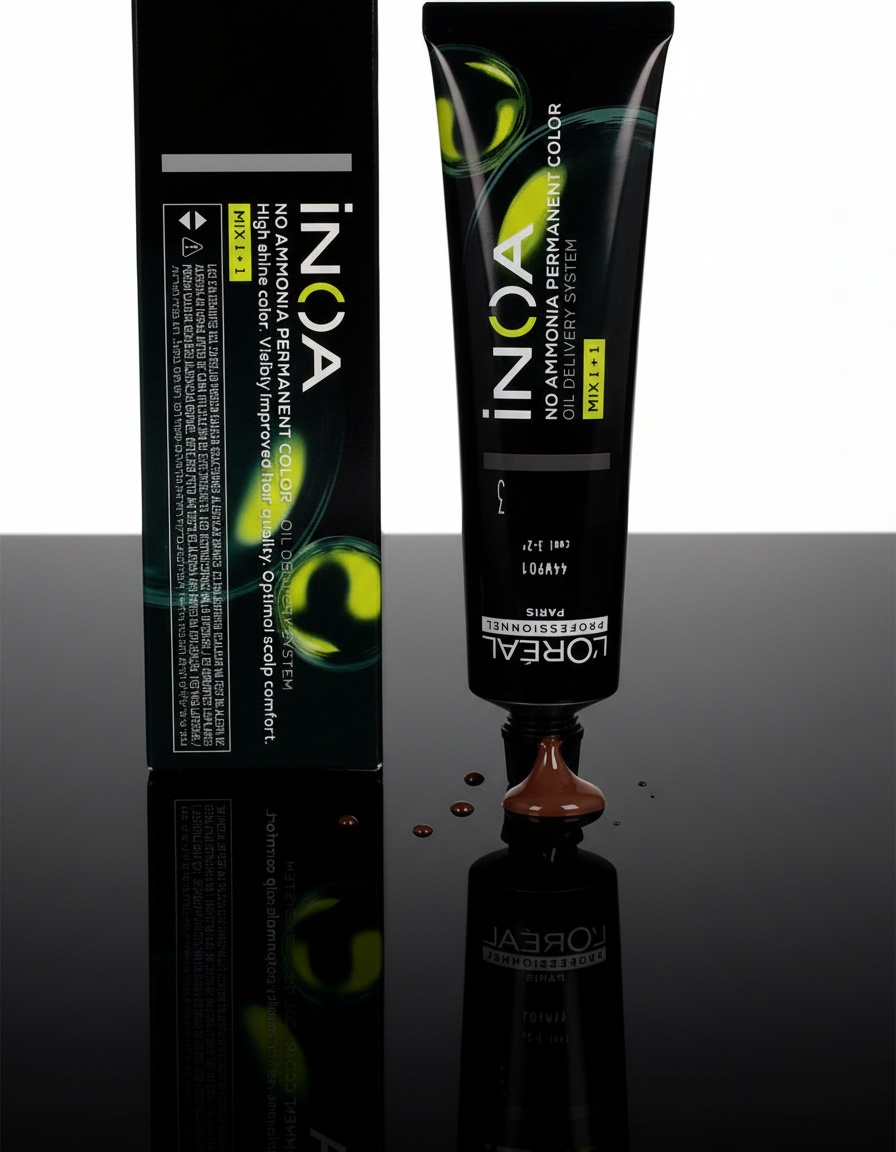 L'orÉal professionnel paris INOA coloration d'oxydation sans ammonia #3 60 gr - Afbeelding 2