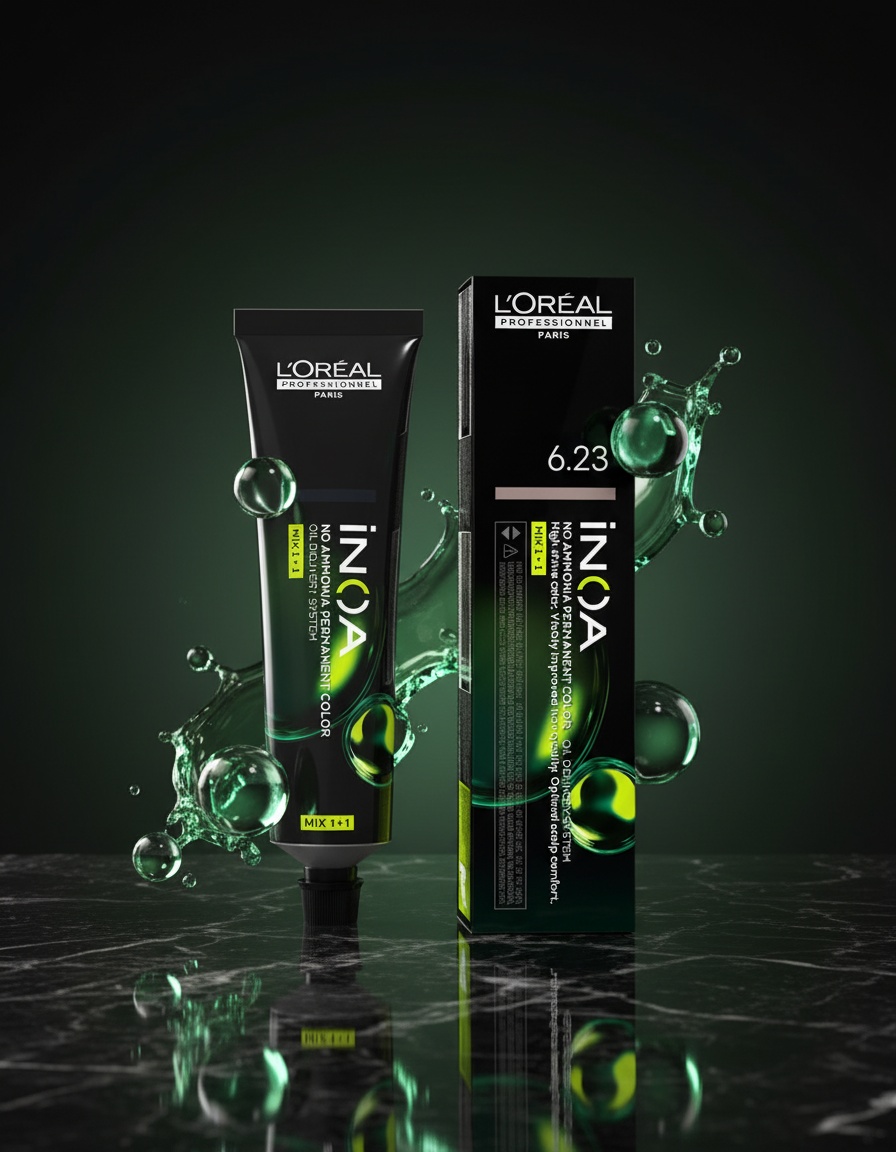 L'orÉal professionnel paris INOA no ammonia permanent color #6.23 60 gr - Afbeelding 2