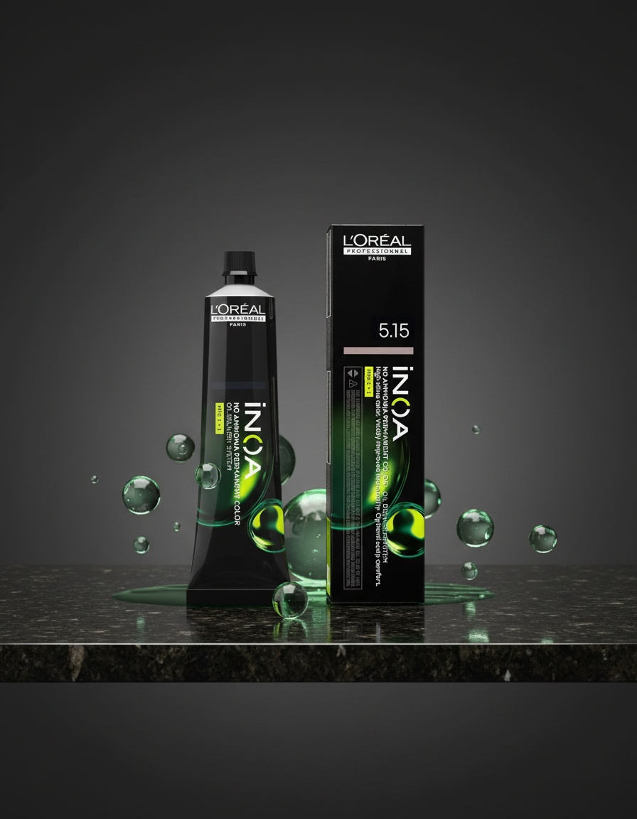 L'orÉal professionnel paris INOA no ammonia permanent color #5.15 60 gr - Afbeelding 2