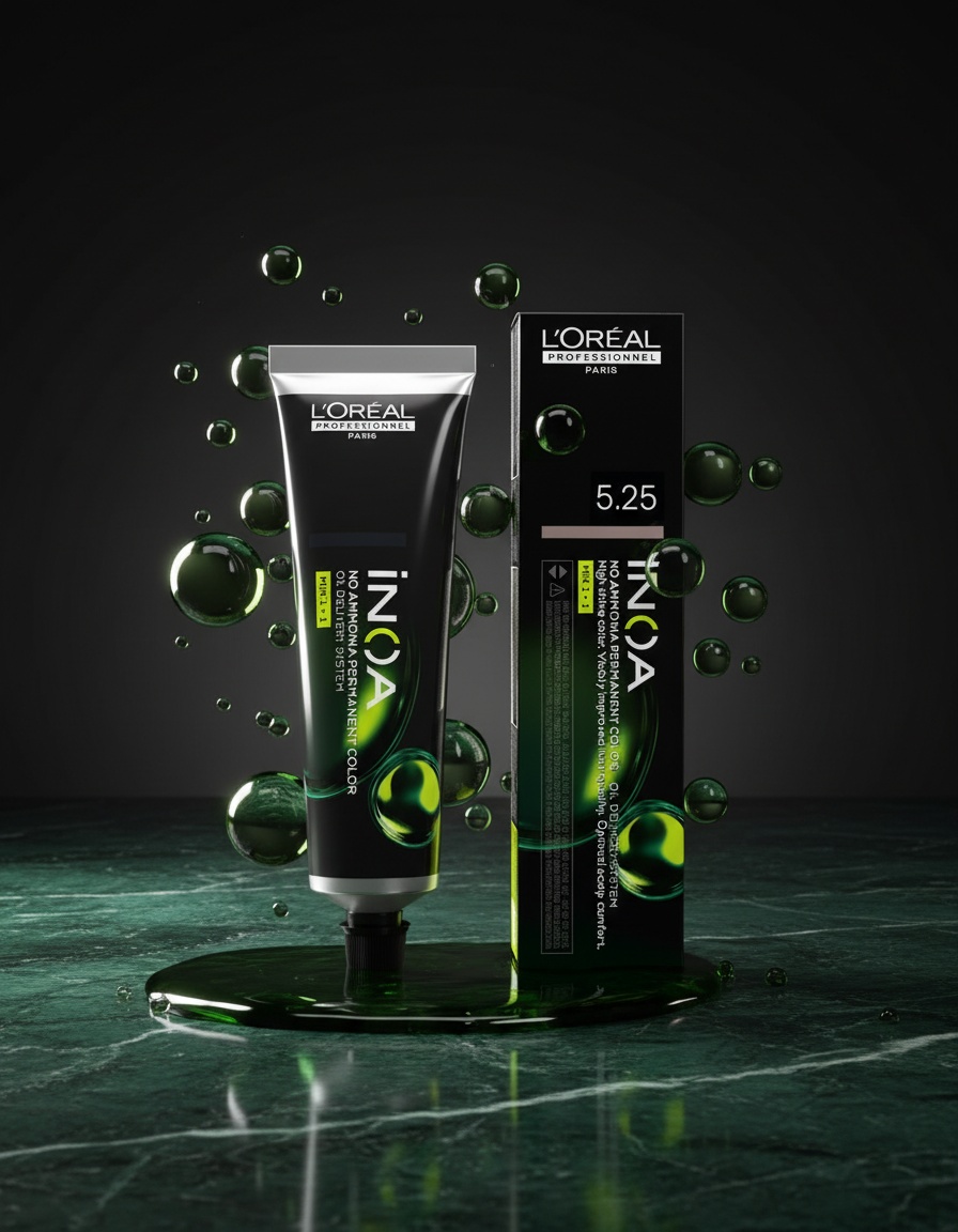 L'orÉal professionnel paris INOA no ammonia permanent color #5.25 60 gr - Afbeelding 2