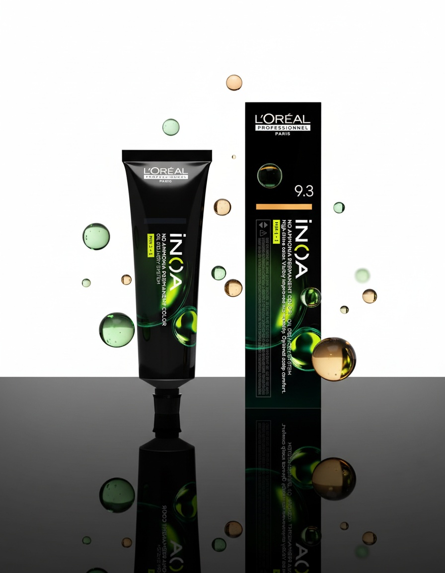 L'orÉal professionnel paris INOA no ammonia permanent color #9.3 60 gr - Afbeelding 2
