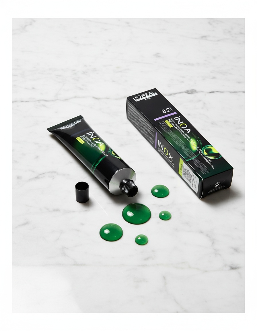 L'orÉal professionnel paris INOA no ammonia permanent color #8.21 60 gr - Afbeelding 2