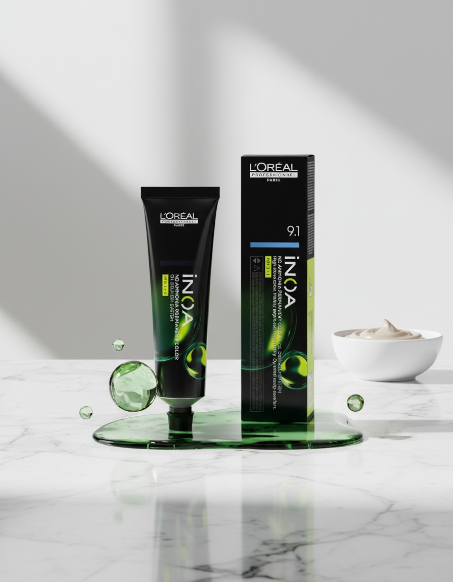 L'orÉal professionnel paris INOA no ammonia permanent color #9.1 60 gr - Afbeelding 2