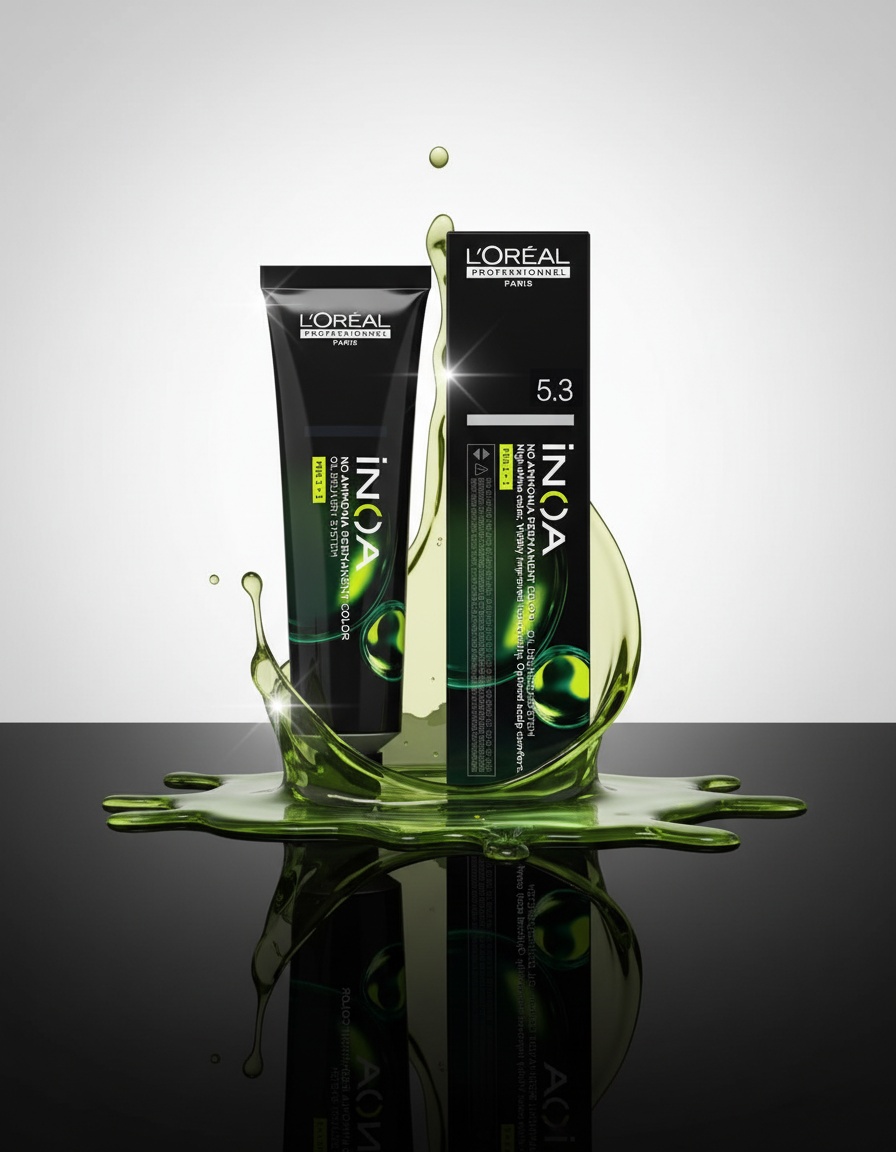 L'orÉal professionnel paris INOA no ammonia permanent color #5.3 60 gr - Afbeelding 2