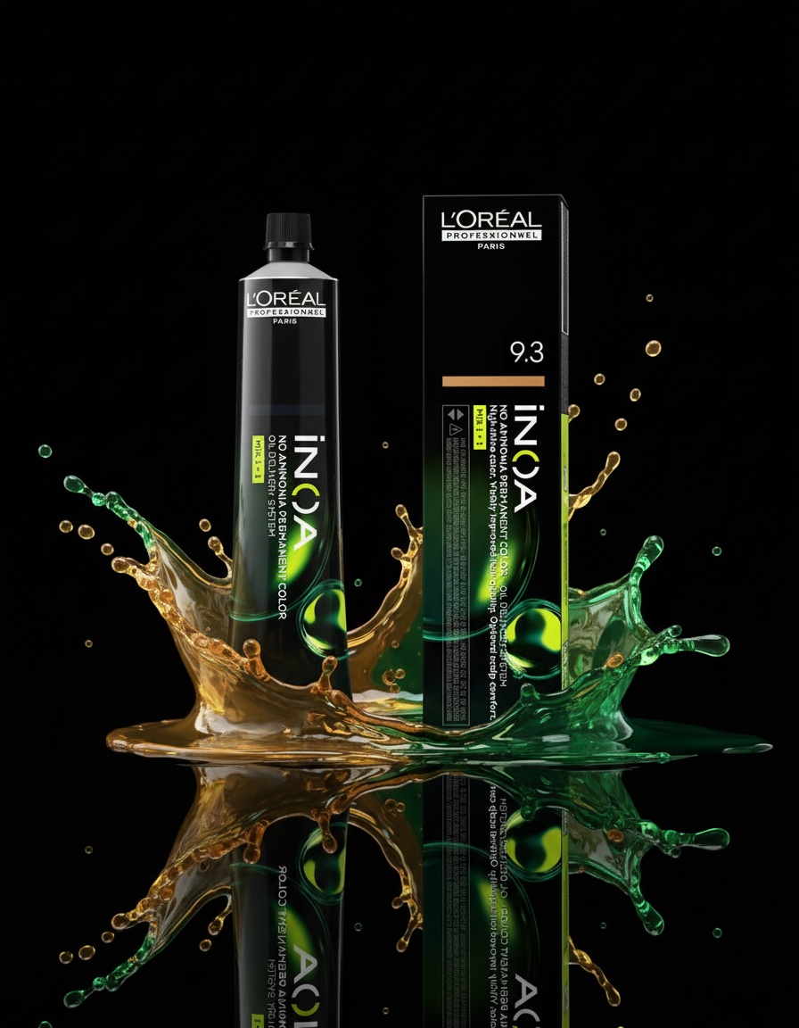 L'orÉal professionnel paris INOA no ammonia permanent color #9.3 60 gr - Afbeelding 2