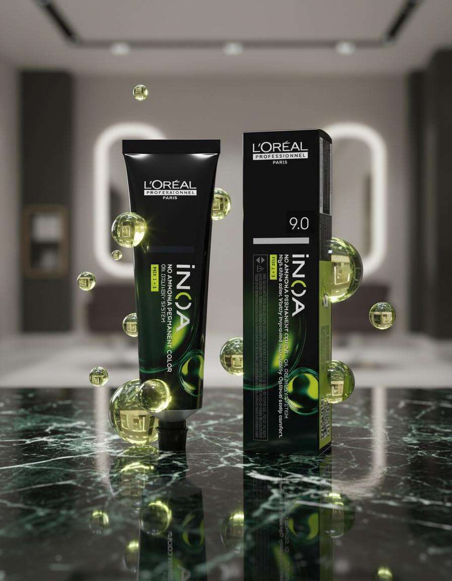 L'orÉal professionnel paris INOA no ammonia permanent color #9.0 60 gr - Afbeelding 2