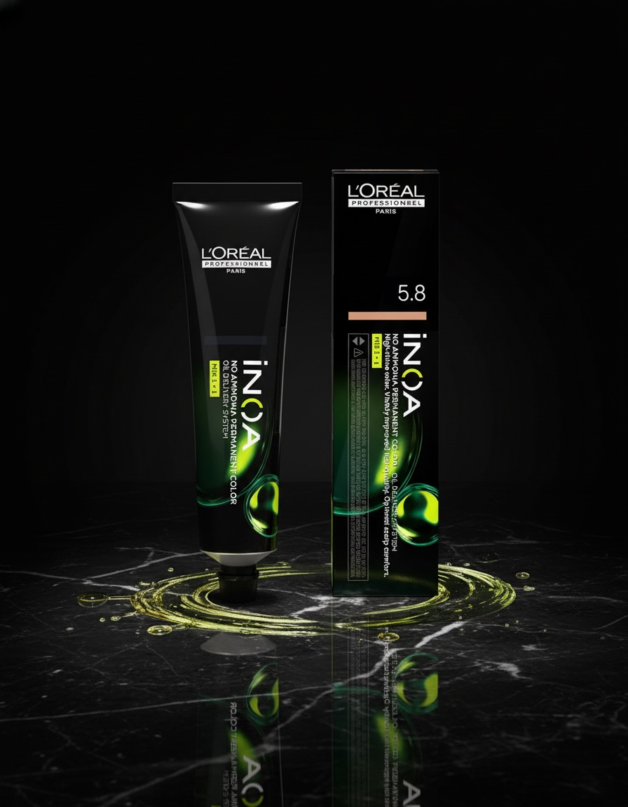 L'orÉal professionnel paris INOA no ammonia permanent color #5.8 60 gr - Afbeelding 2