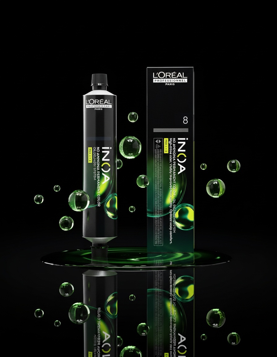 L'orÉal professionnel paris INOA no ammonia permanent color #8 60 gr - Afbeelding 2