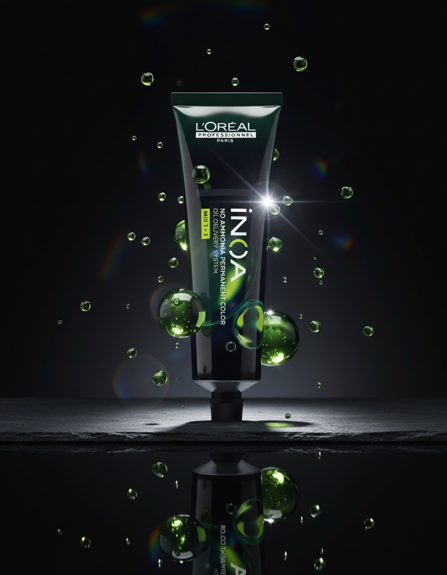 L'orÉal professionnel paris INOA coloration d'oxydation sans ammoniaque #2.0 60 gr - Afbeelding 2