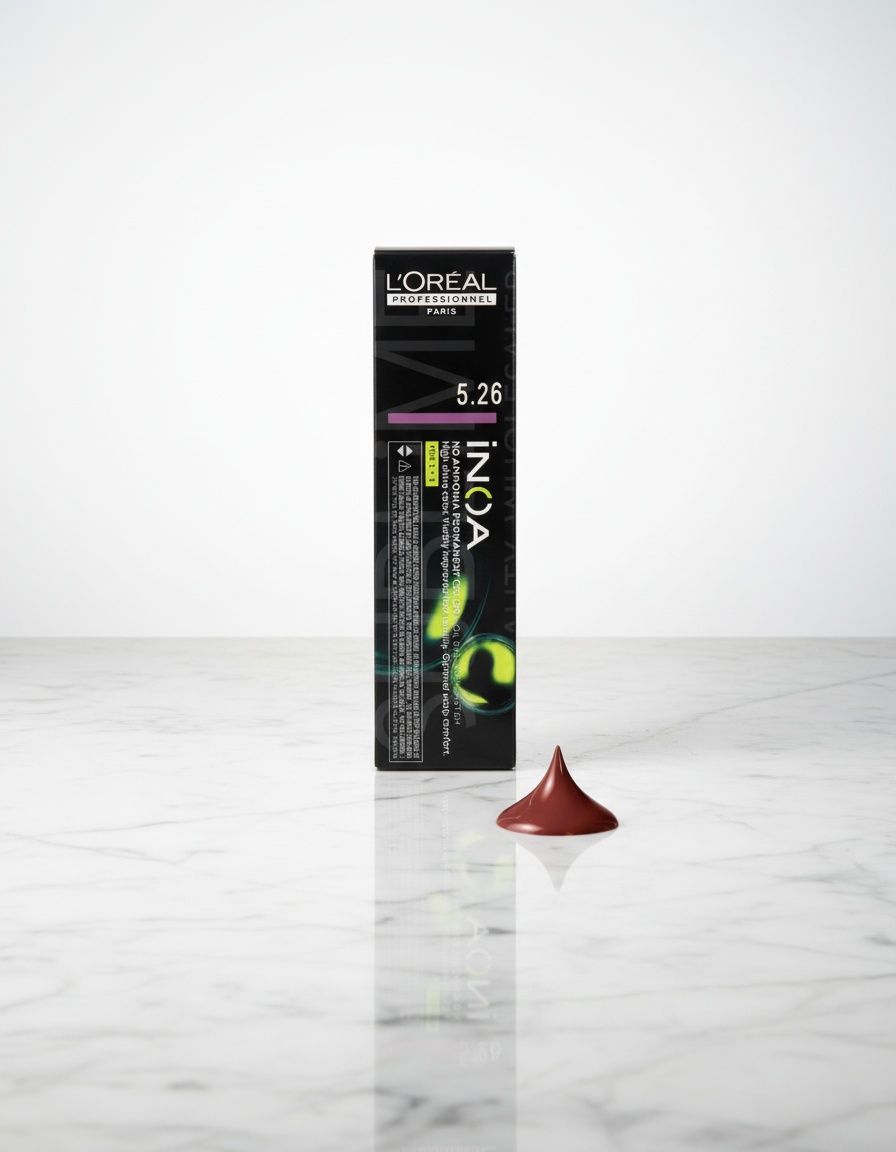L'orÉal professionnel paris INOA coloration d'oxydation sans ammoniaque #5.26 60 gr - Afbeelding 2