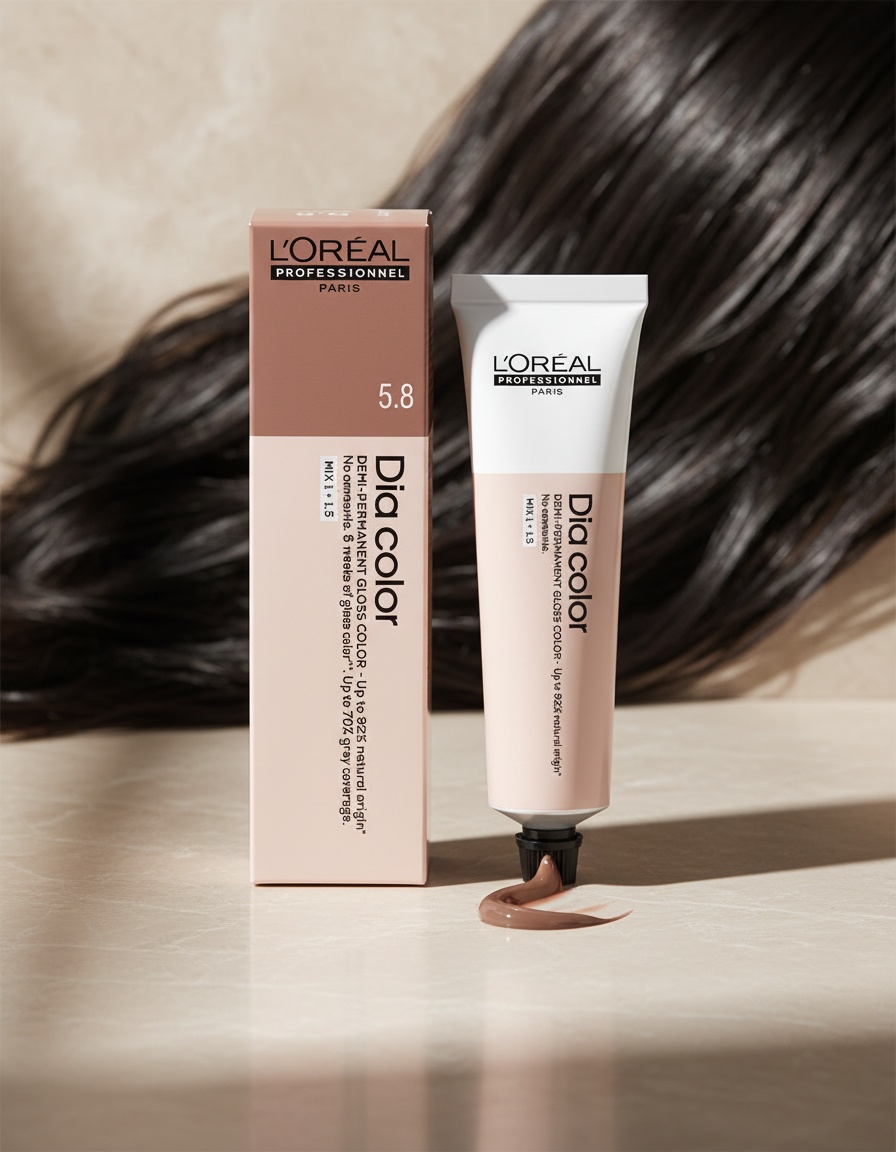 L'orÉal professionnel paris DIA COLOR demi-permanent coloration without ammonia #8.3 60 ml - Afbeelding 2