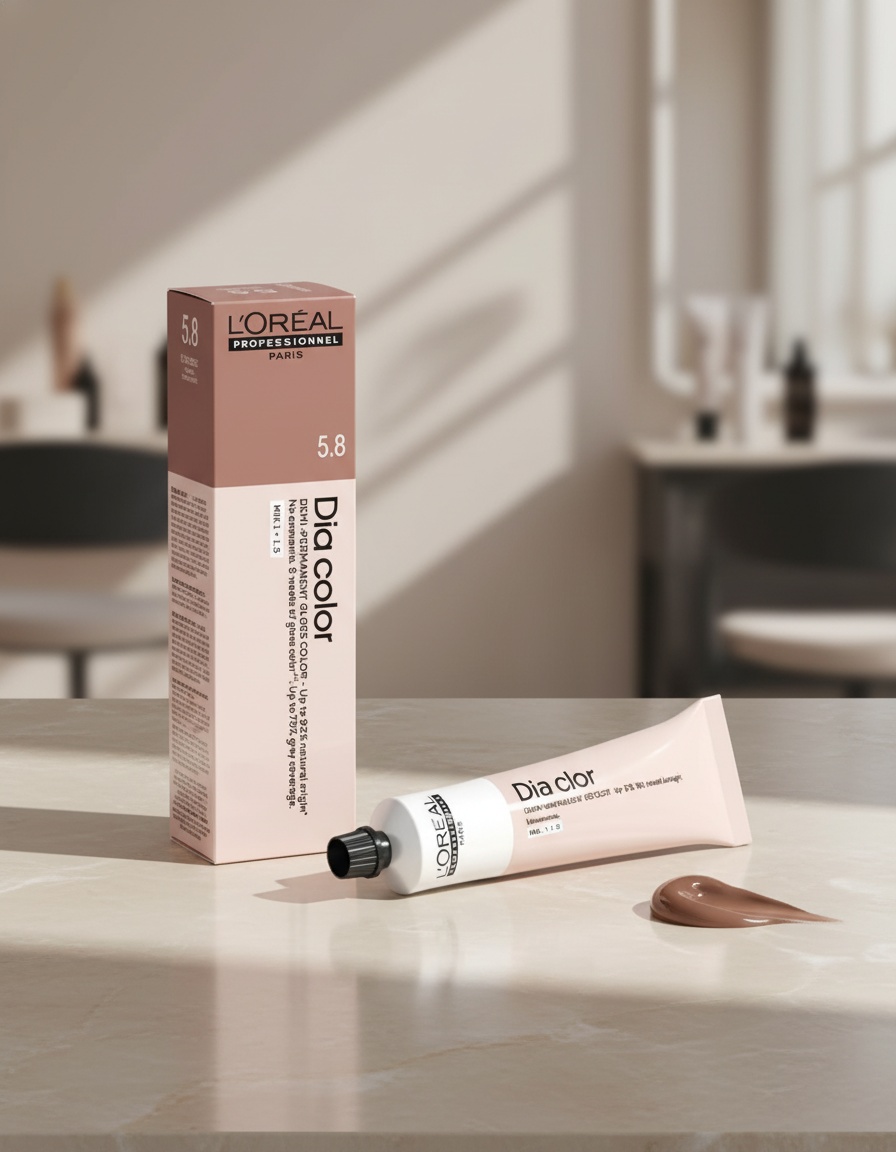 L'orÉal professionnel paris DIA COLOR demi-permanent coloration without ammonia #7.13 60 ml - Afbeelding 2