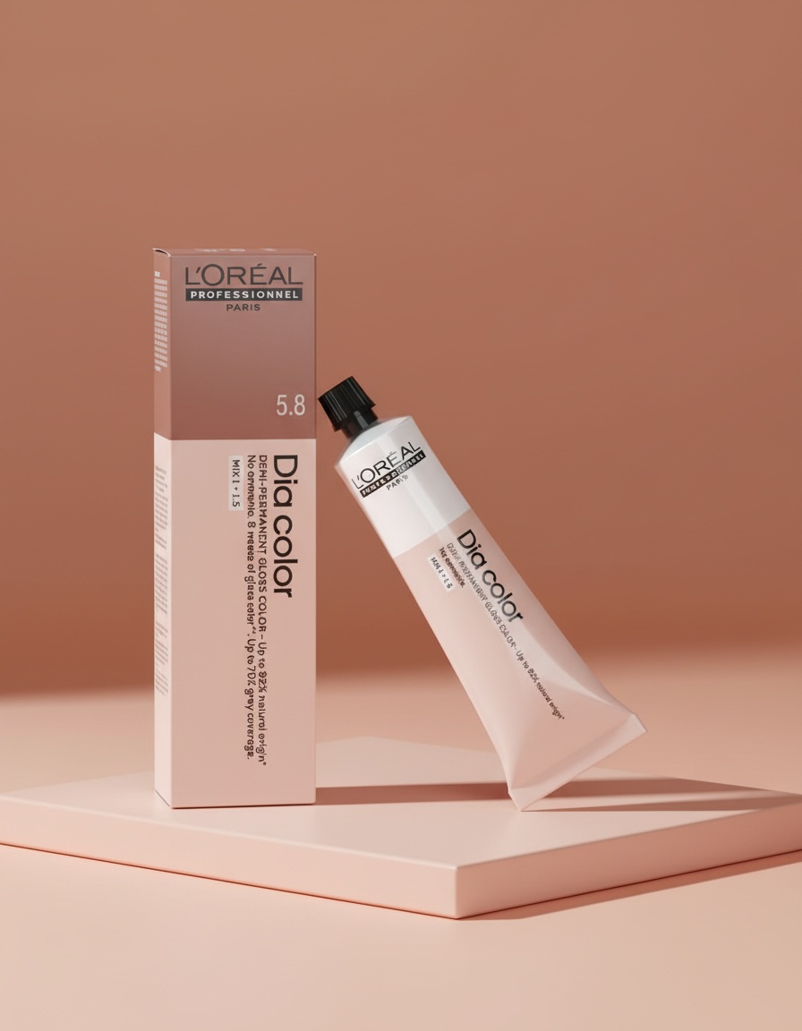 L'orÉal professionnel paris DIA COLOR demi-permanent coloration without ammonia #6.60 60 ml - Afbeelding 2