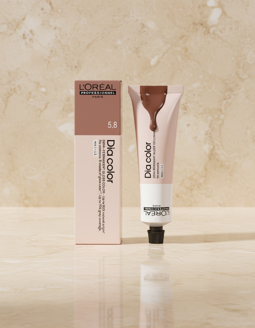 L'orÉal professionnel paris DIA COLOR demi-permanent coloration without ammonia #6.34 60 ml - Afbeelding 2