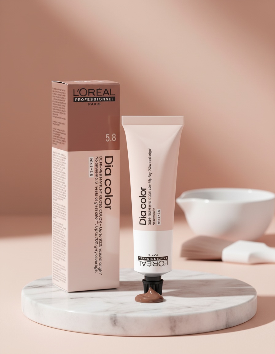 L'orÉal professionnel paris DIA COLOR demi-permanent color without ammonia #7.8 60 ml - Afbeelding 2