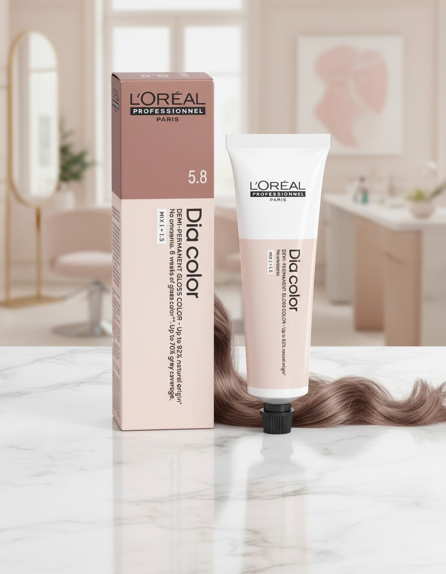 L'orÉal professionnel paris DIA COLOR demi-permanent coloration without ammonia #8.43 60 ml - Afbeelding 2
