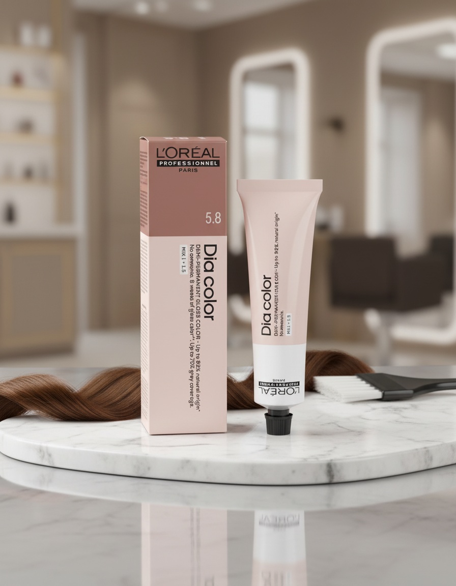 L'orÉal professionnel paris DIA COLOR demi-permanent coloration without ammonia #1 60 ml - Afbeelding 2