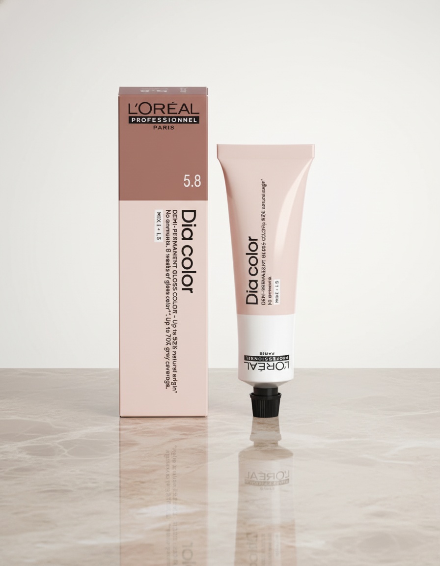 L'orÉal professionnel paris DIA COLOR demi-permanent coloration without ammonia #5 60 ml - Afbeelding 2