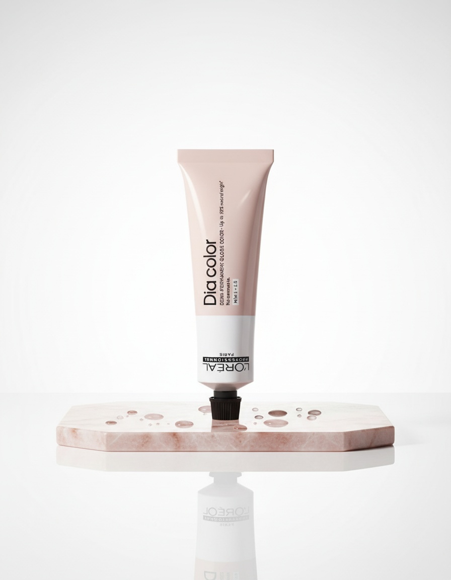 L'orÉal professionnel paris DIA COLOR demi-permanent ammonia-free color #4.12 60 ml - Afbeelding 2