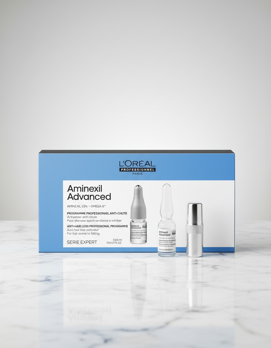 L'orÉal professionnel paris AMINEXIL ADVANCED ampoules enriched with dermatological active ingredients for hair 10 x 6 ml - Afbeelding 2