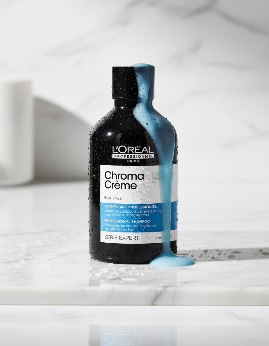 L'orÉal professionnel paris CHROMA CRÈME blue shampoo 300 ml - Afbeelding 2
