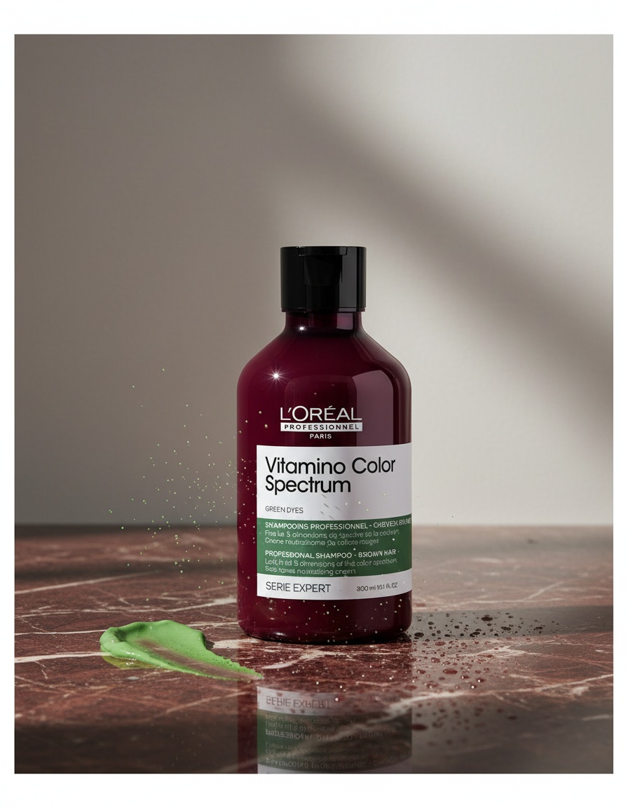 L'orÉal professionnel paris VITAMINO COLOR SPECTRUM green shampoo 300 ml - Afbeelding 2