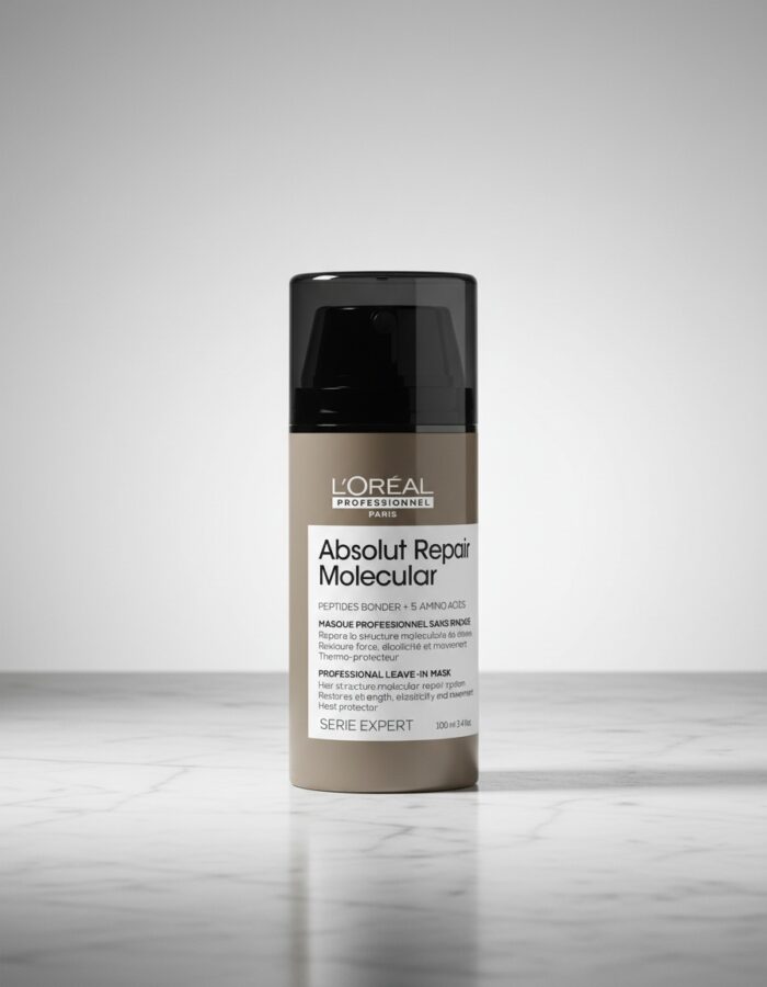 L'orÉal professionnel paris ABSOLUT REPAIR MOLECULAR professional repairing leave-in mask for damaged hair 100 ml - Afbeelding 3