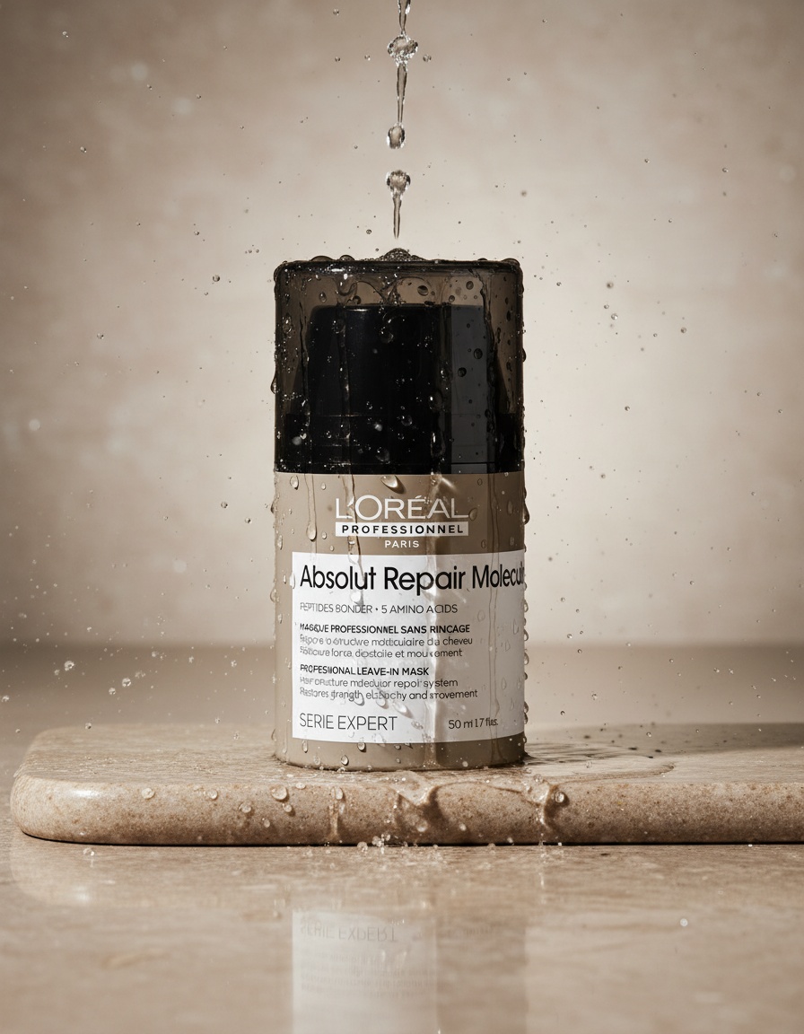 L'orÉal professionnel paris ABSOLUT REPAIR MOLECULAR professional leave-in repair mask for damaged hair 50 ml - Afbeelding 2