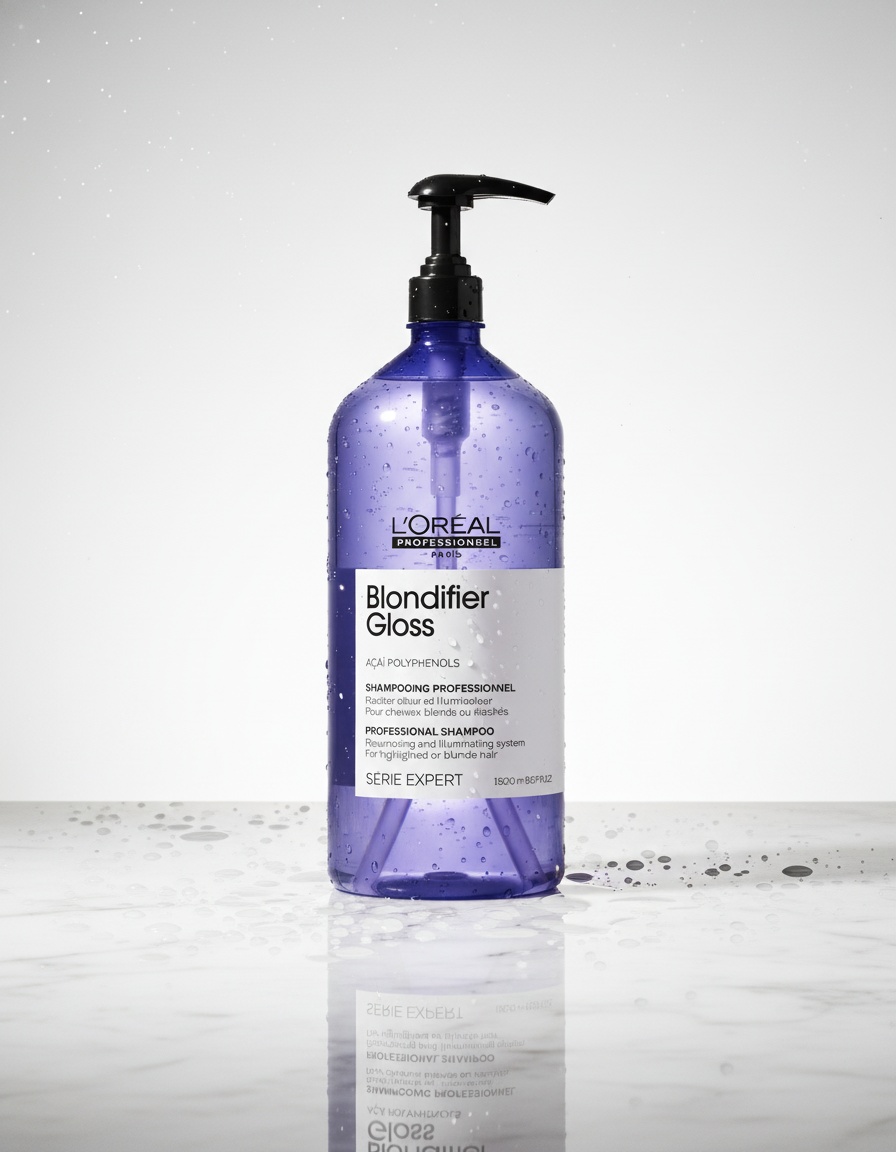 L'orÉal professionnel paris BLONDIFIER GLOSS professional shampoo 1500 ml - Afbeelding 2