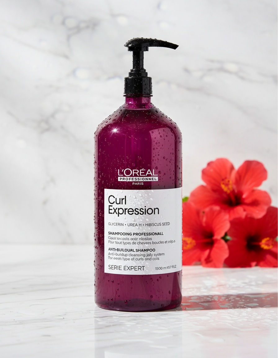 L'orÉal professionnel paris CURL EXPRESSION cleansing gel shampoo 1500 ml - Afbeelding 2