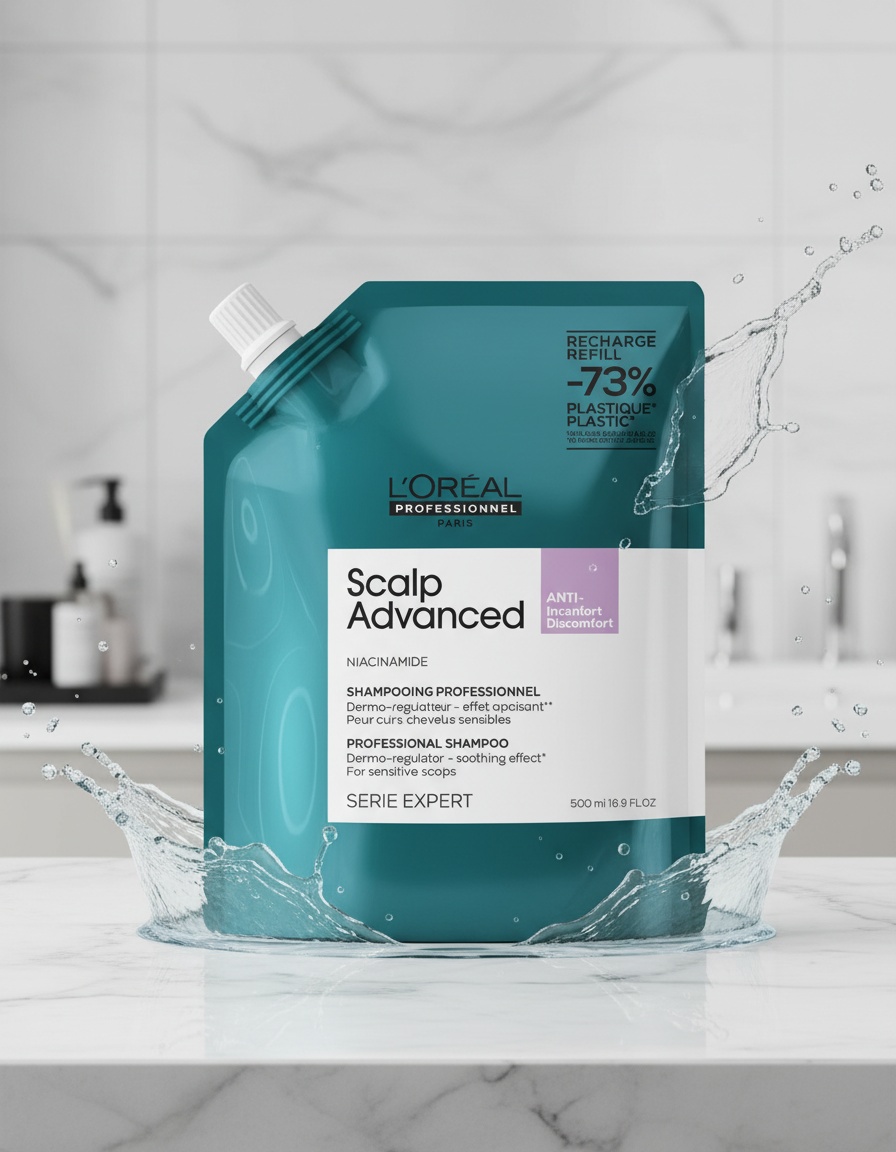 L'orÉal professionnel paris SCALP ADVANCED shampoo refill 500 ml - Afbeelding 2