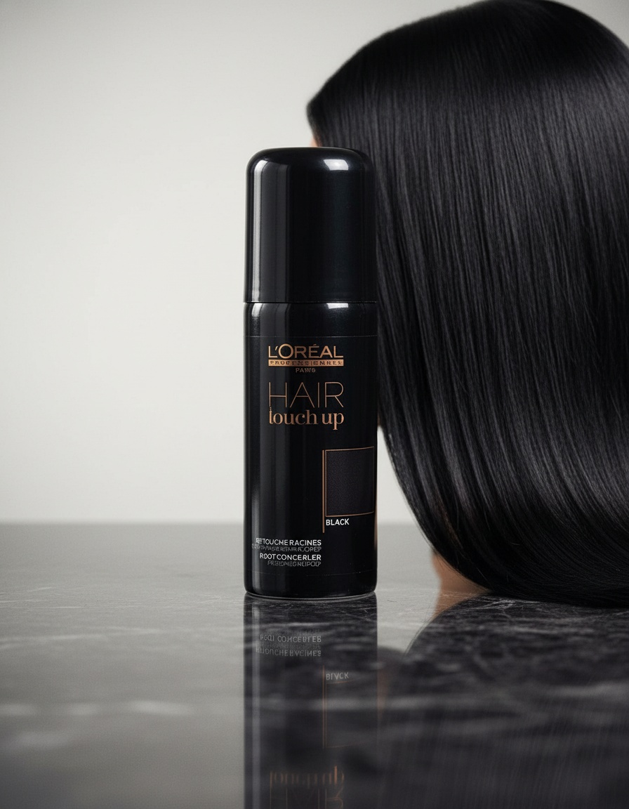 L'orÉal professionnel paris HAIR TOUCH UP root concealer #black 75 ml - Afbeelding 2